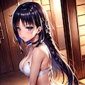 ランジェリー姿で振り向く、妖艶でセクシーな堀北鈴音「ようこそ実力至上主義の教室へ」 7枚目
