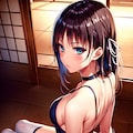 ランジェリー姿で振り向く、妖艶でセクシーな堀北鈴音「ようこそ実力至上主義の教室へ」 5枚目