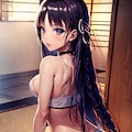 ランジェリー姿で振り向く、妖艶でセクシーな堀北鈴音「ようこそ実力至上主義の教室へ」 9枚目