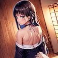ランジェリー姿で振り向く、妖艶でセクシーな堀北鈴音「ようこそ実力至上主義の教室へ」 8枚目