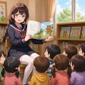 舞ちゃんは読み聞かせが得意な女子高生？ 3枚目