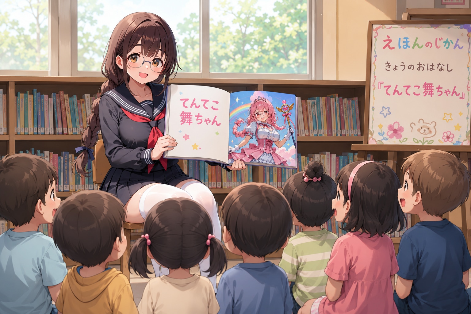 舞ちゃんは読み聞かせが得意な女子高生？