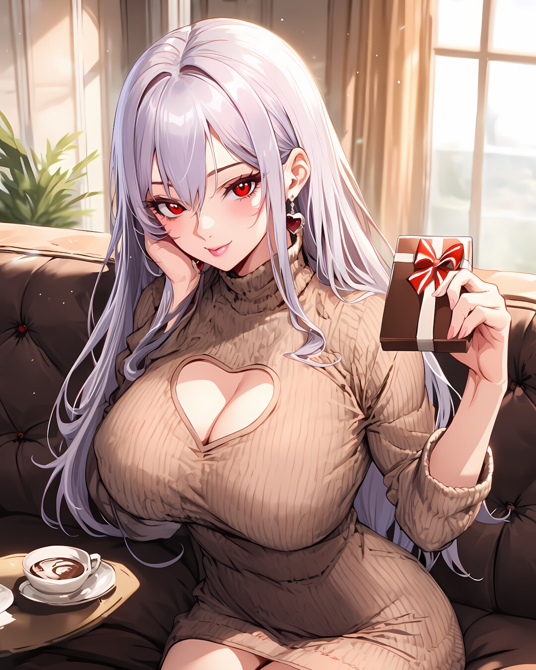 🌹「待ってた？」午後のラウンジで大人のショコラを☕️