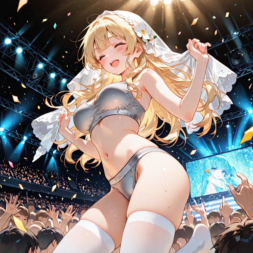 下着でダンスショー
