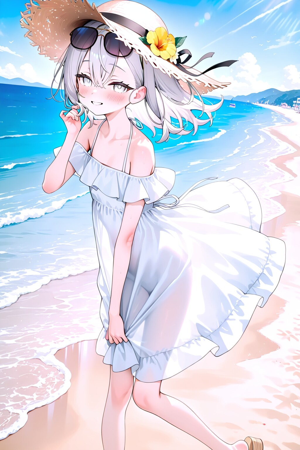 真っ白な子