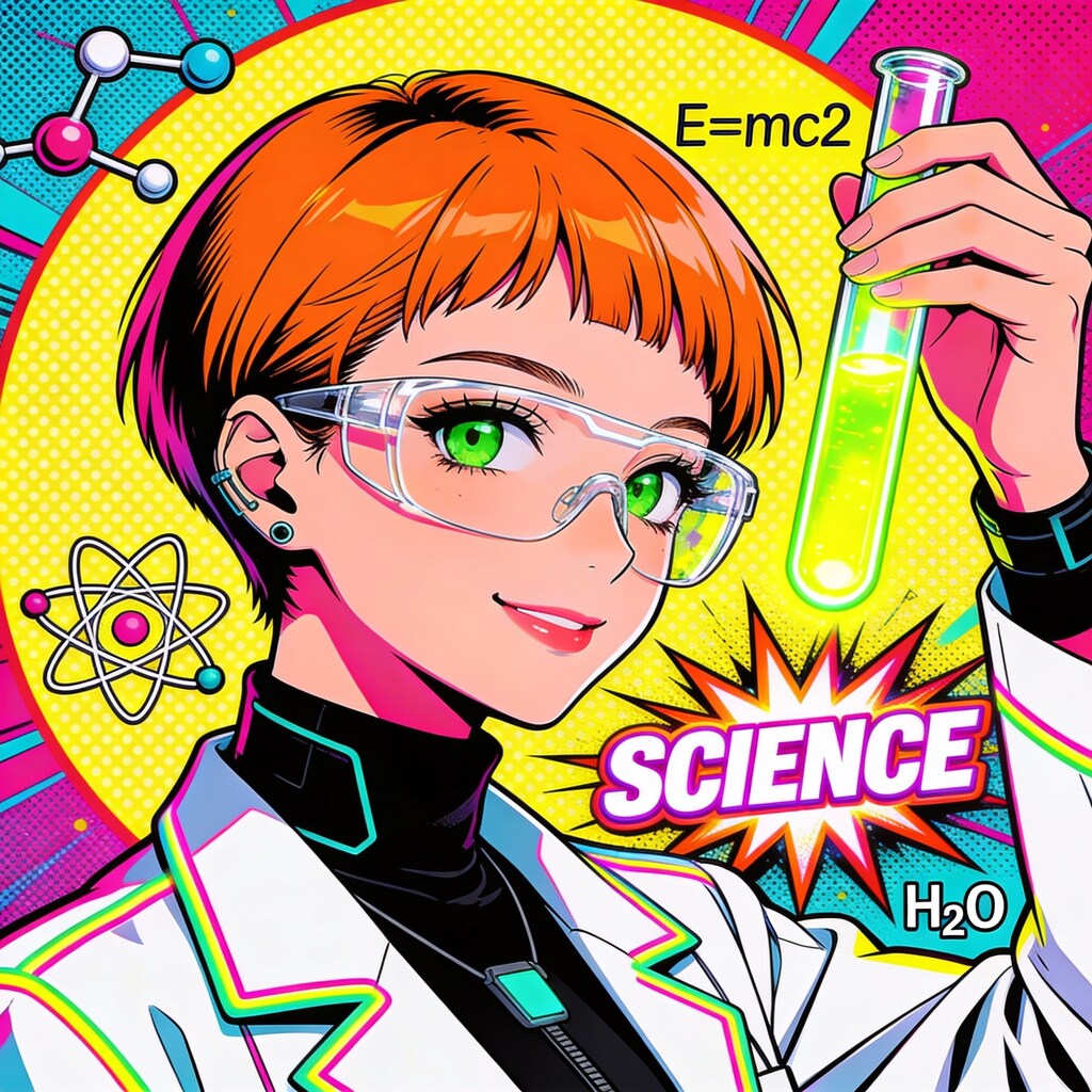 アメコミ風リケジョ