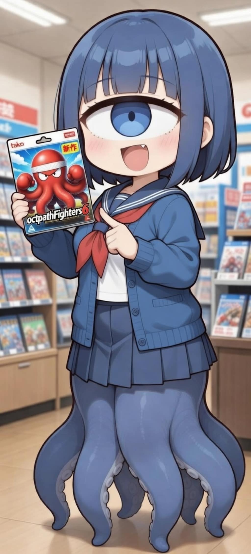 単眼スキュラちゃん.53　ゲームを買いに