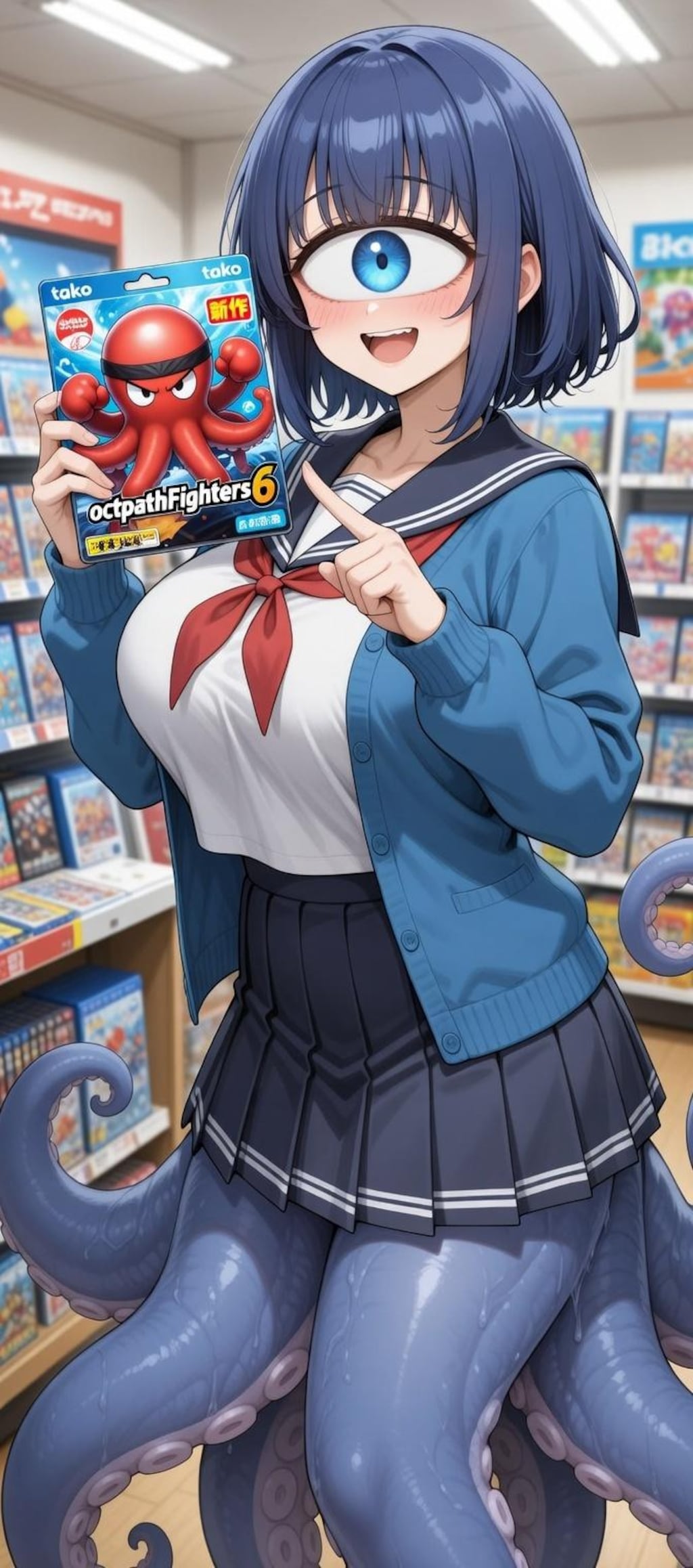 単眼スキュラちゃん.53　ゲームを買いに