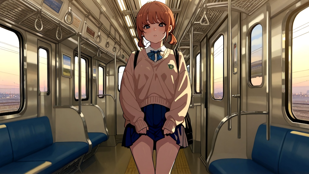 あー今日は暑いなーっと