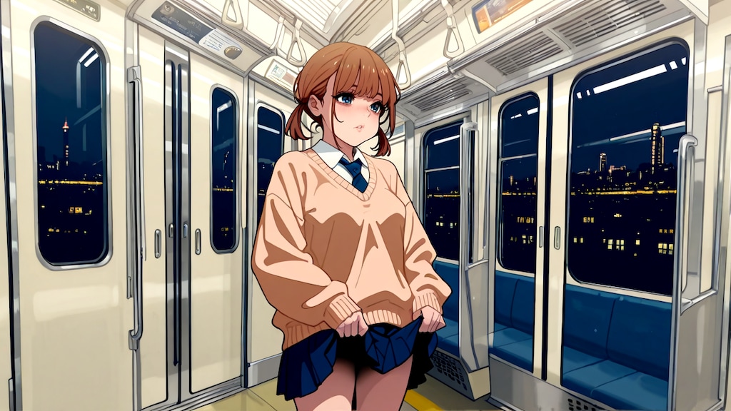 あー今日は暑いなーっと