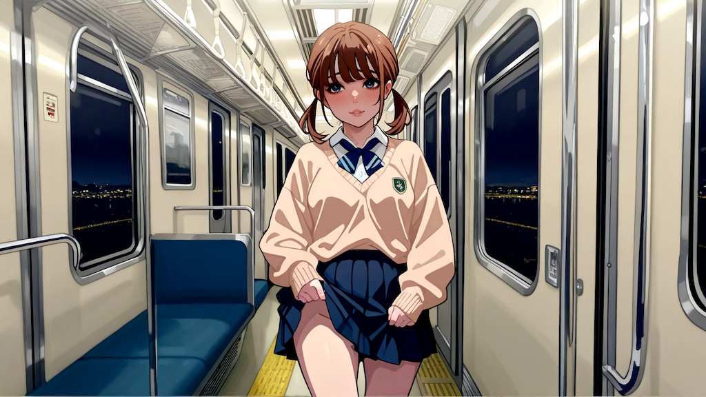 あー今日は暑いなーっと