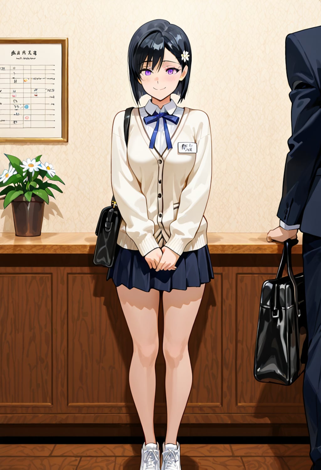 ひまりちゃん　お店に入店シーン