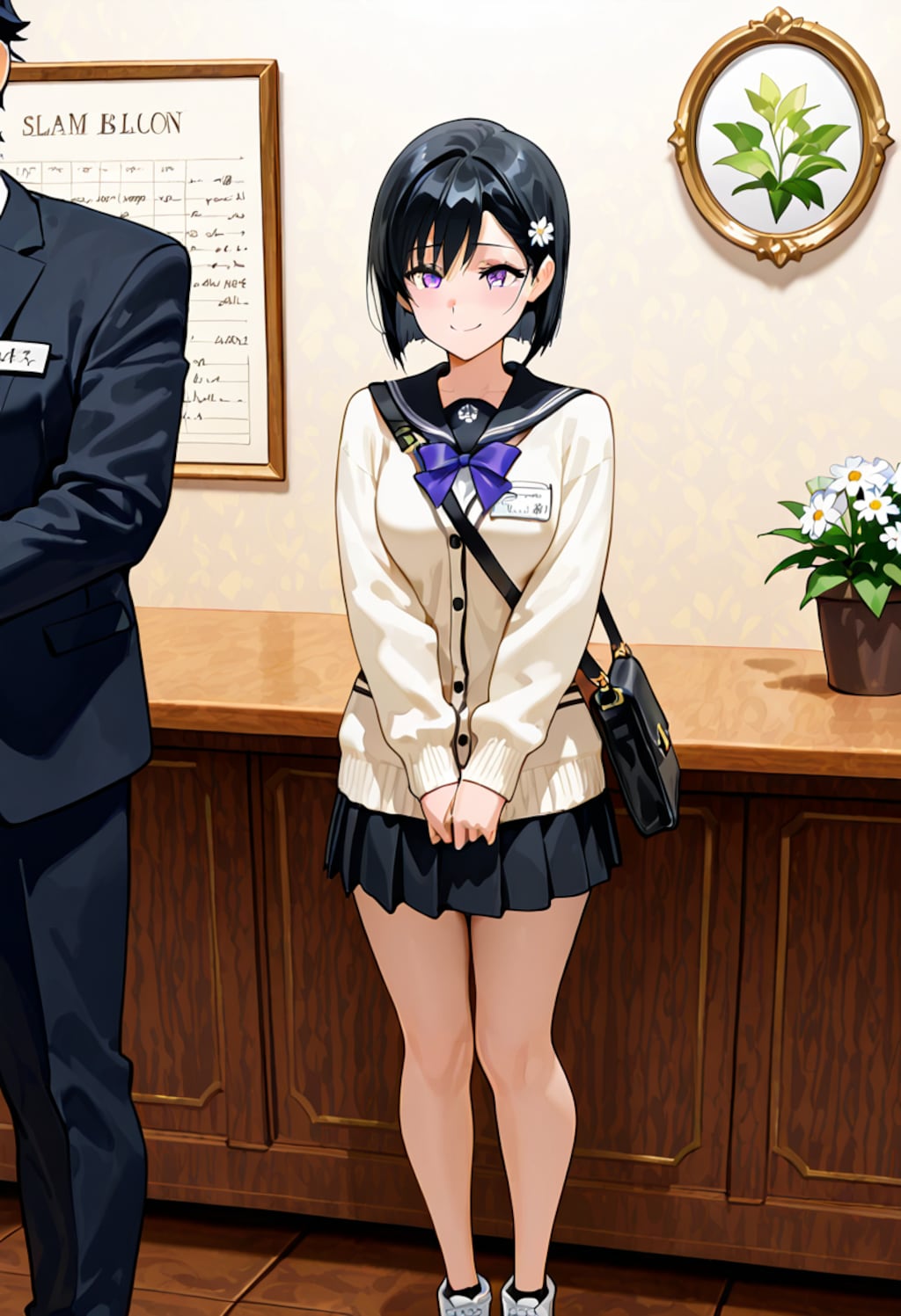 ひまりちゃん　お店に入店シーン