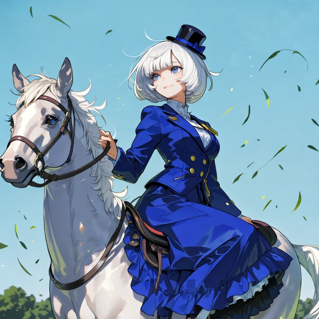 サイドサドルで優雅に