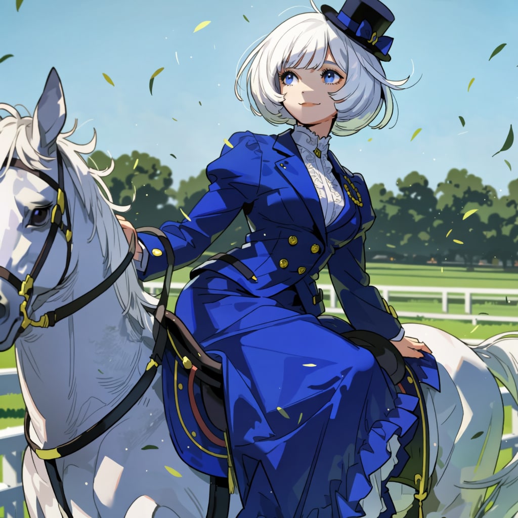 サイドサドルで優雅に