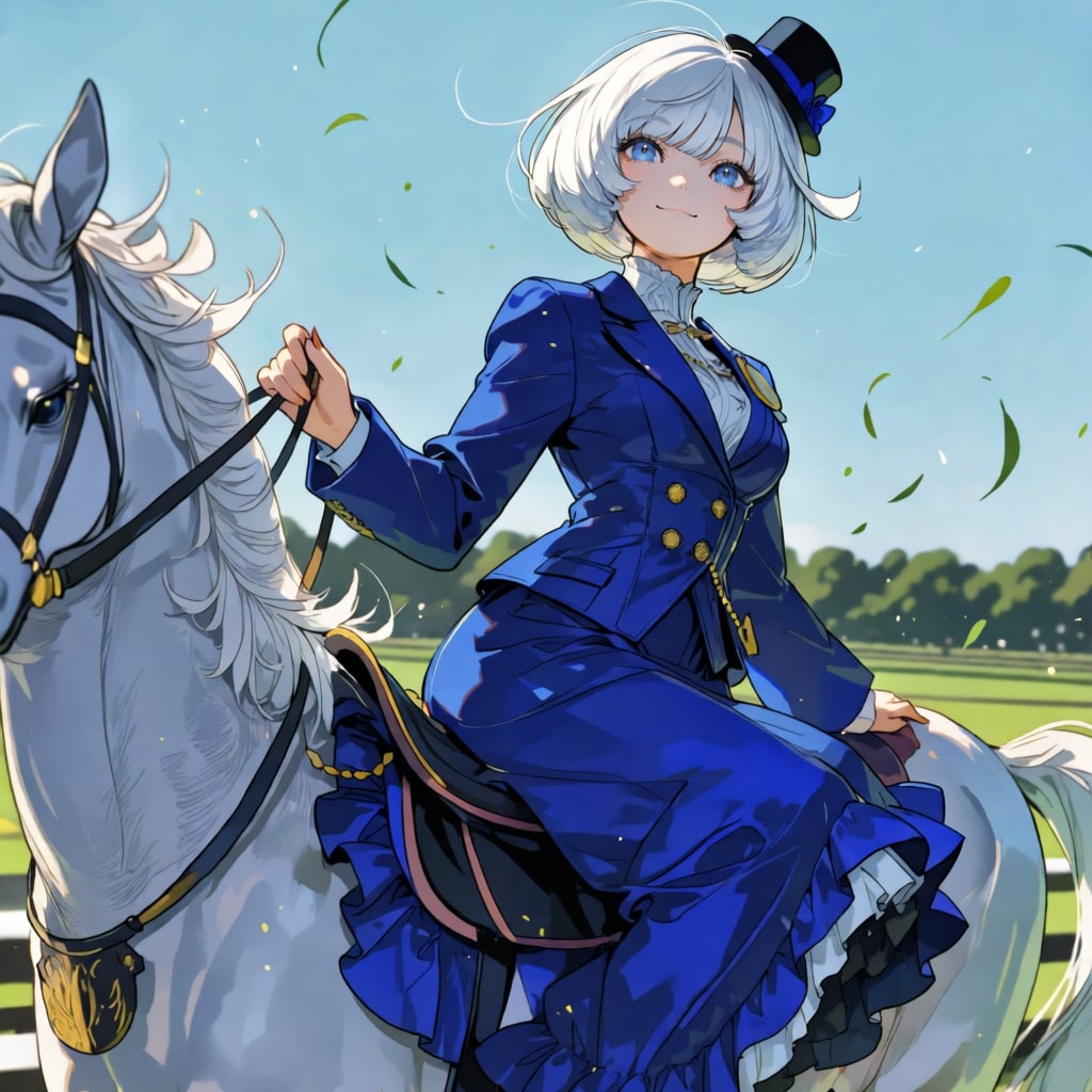 サイドサドルで優雅に