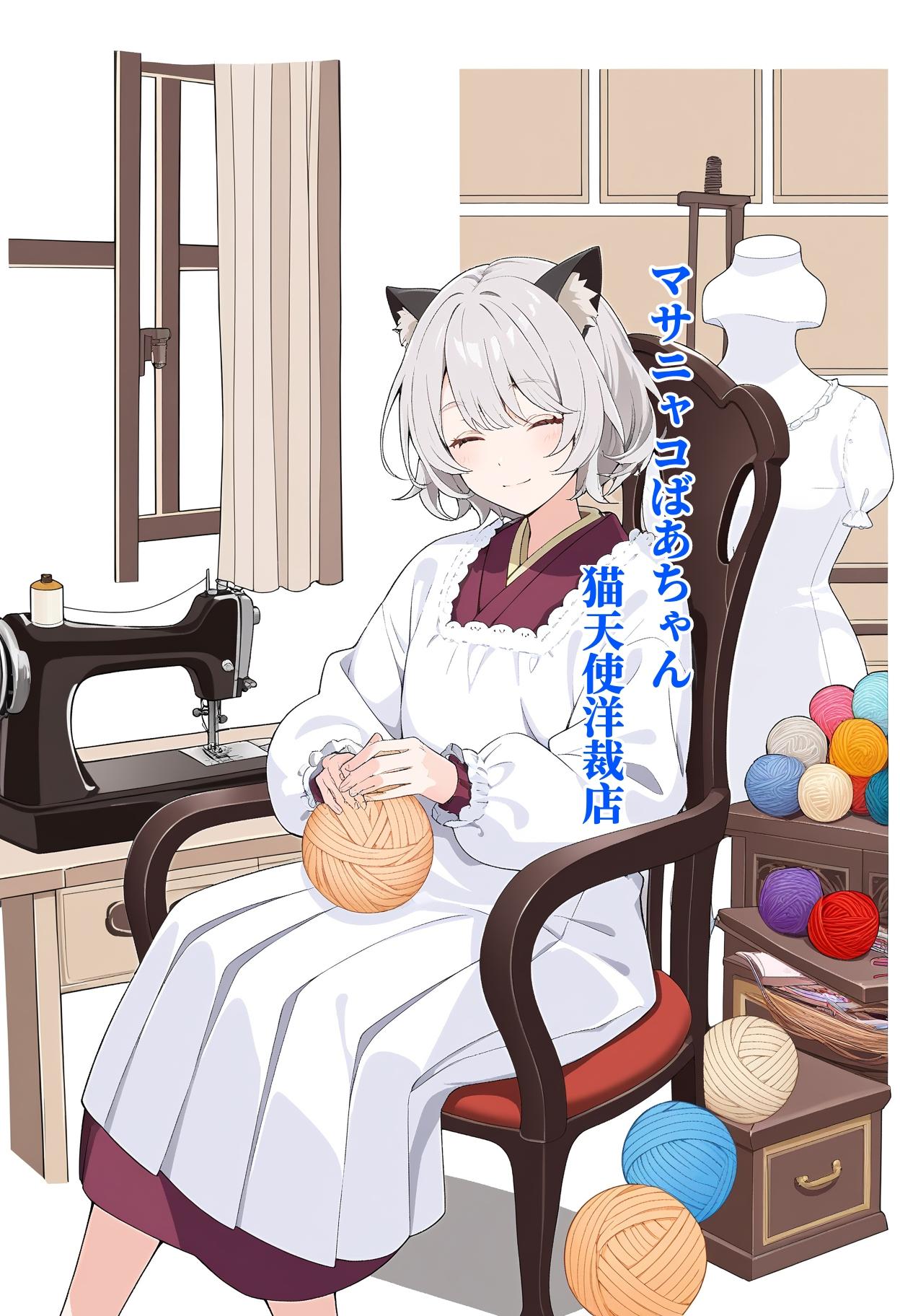 小説『マサニャコばあちゃん/猫天使洋裁店』【ニャンノ世界】