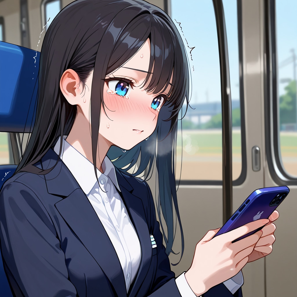 退職代行に連絡する新入社員ちゃん