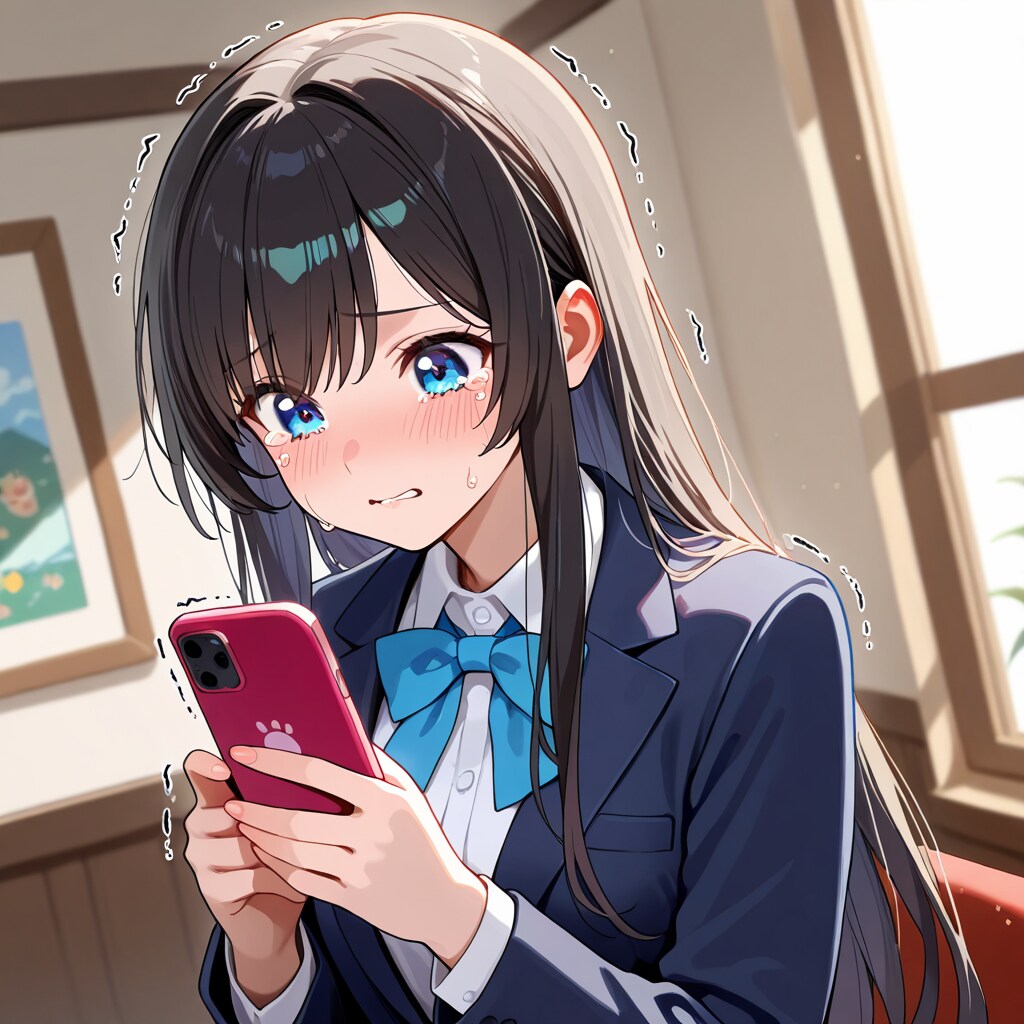 退職代行に連絡する新入社員ちゃん