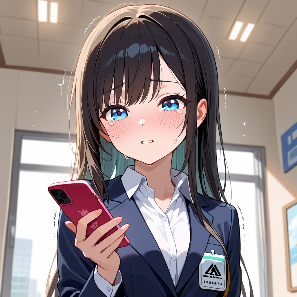 退職代行に連絡する新入社員ちゃん