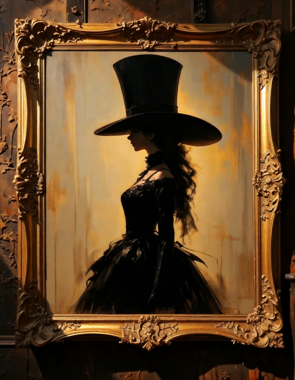 シルクハット・シルエット