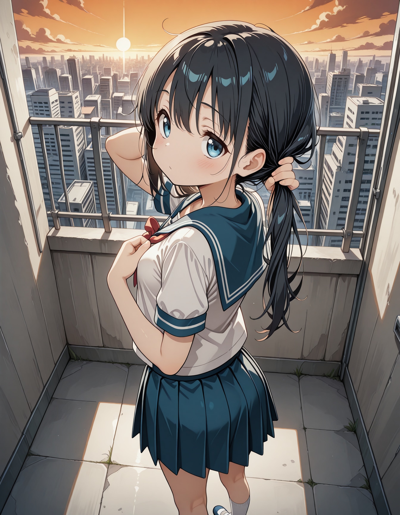 学校の屋上にしようかな？