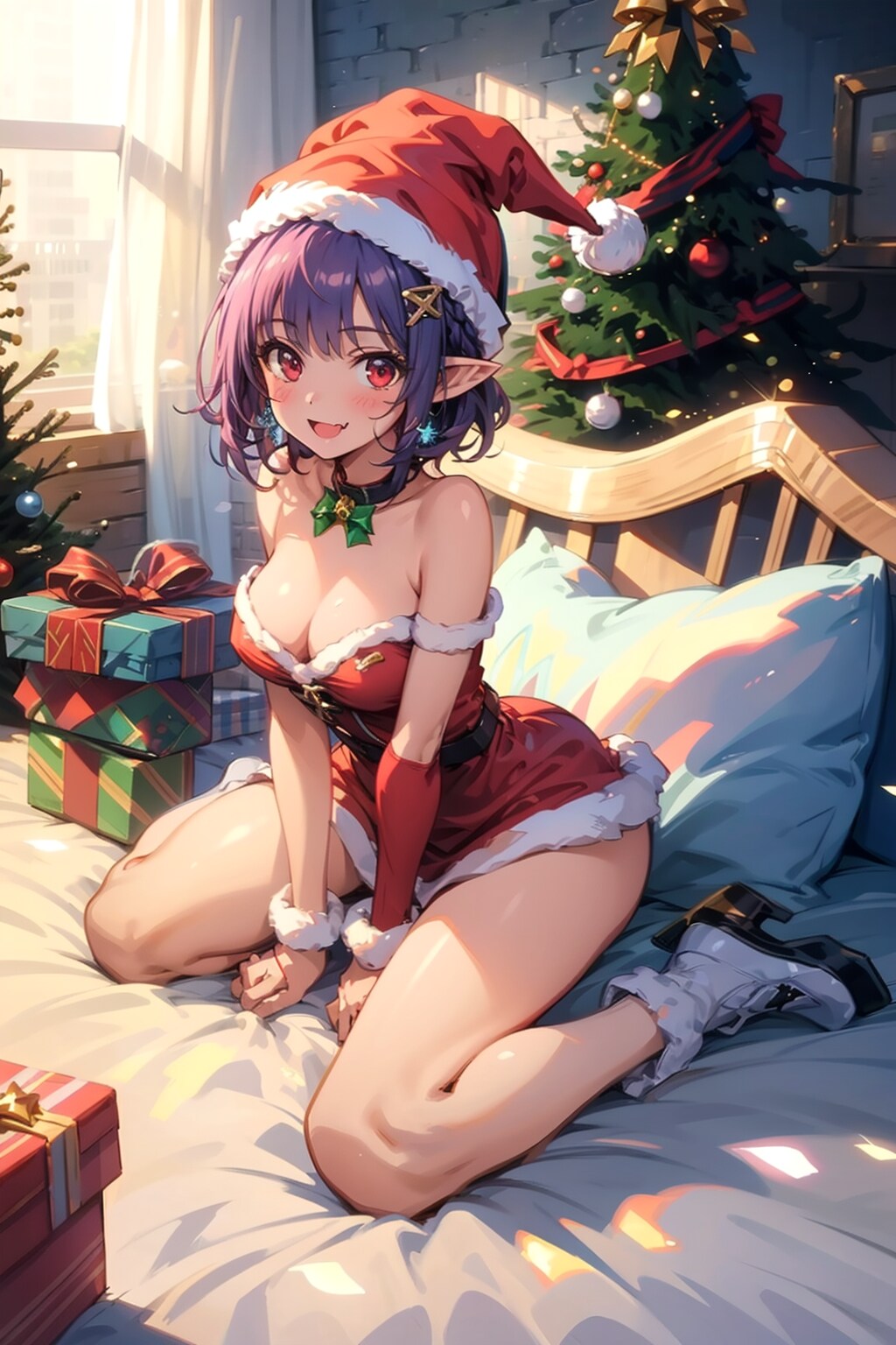 サキュバスちゃんのクリスマスサンタ
