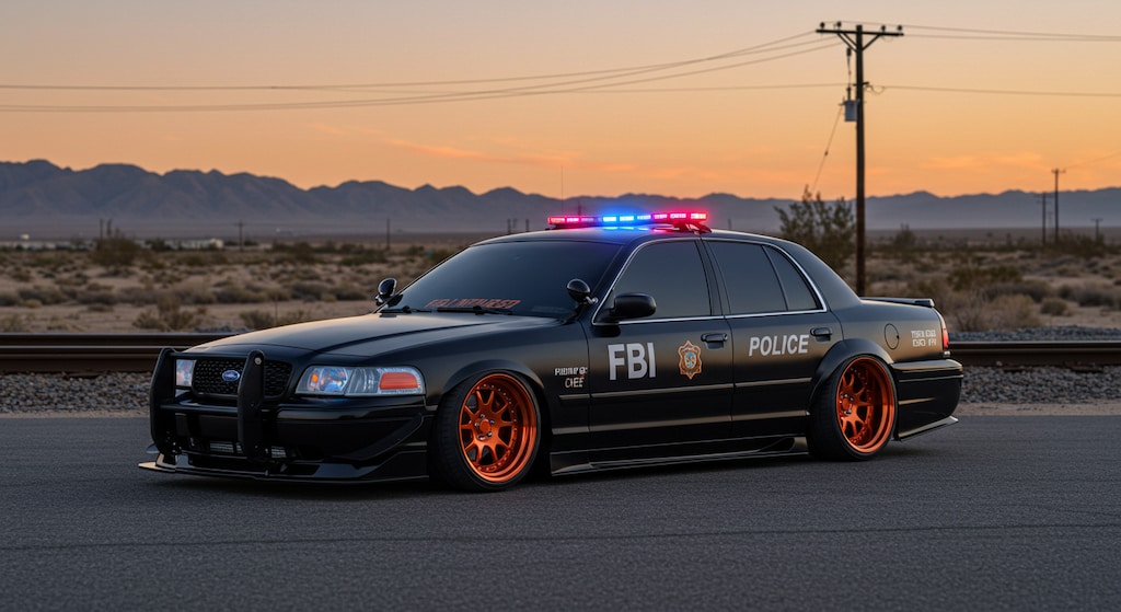 クラウンビクトリアFBIパトロールカー