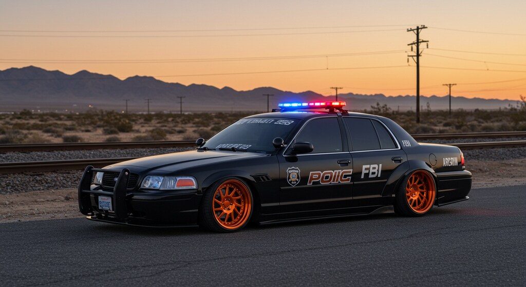 クラウンビクトリアFBIパトロールカー