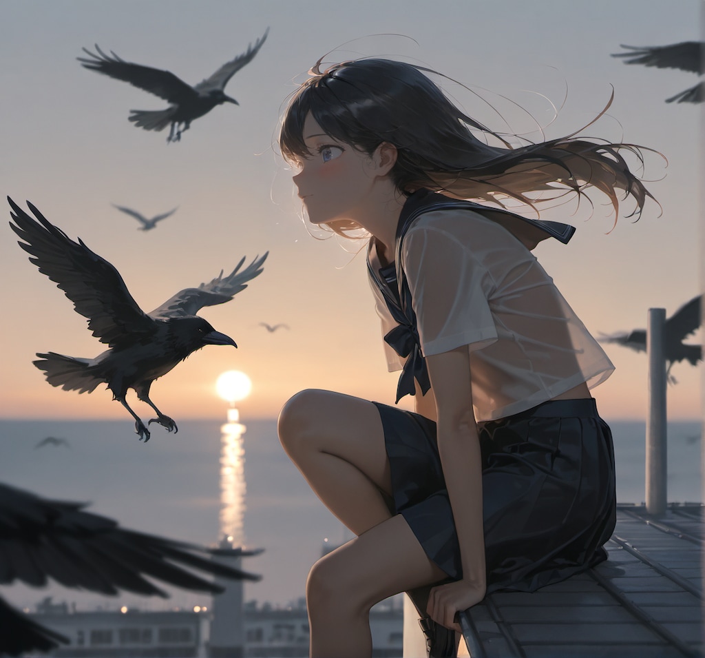 鳥－方舟最上層にてー