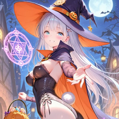 ハロウィンの魔女(QILIN)