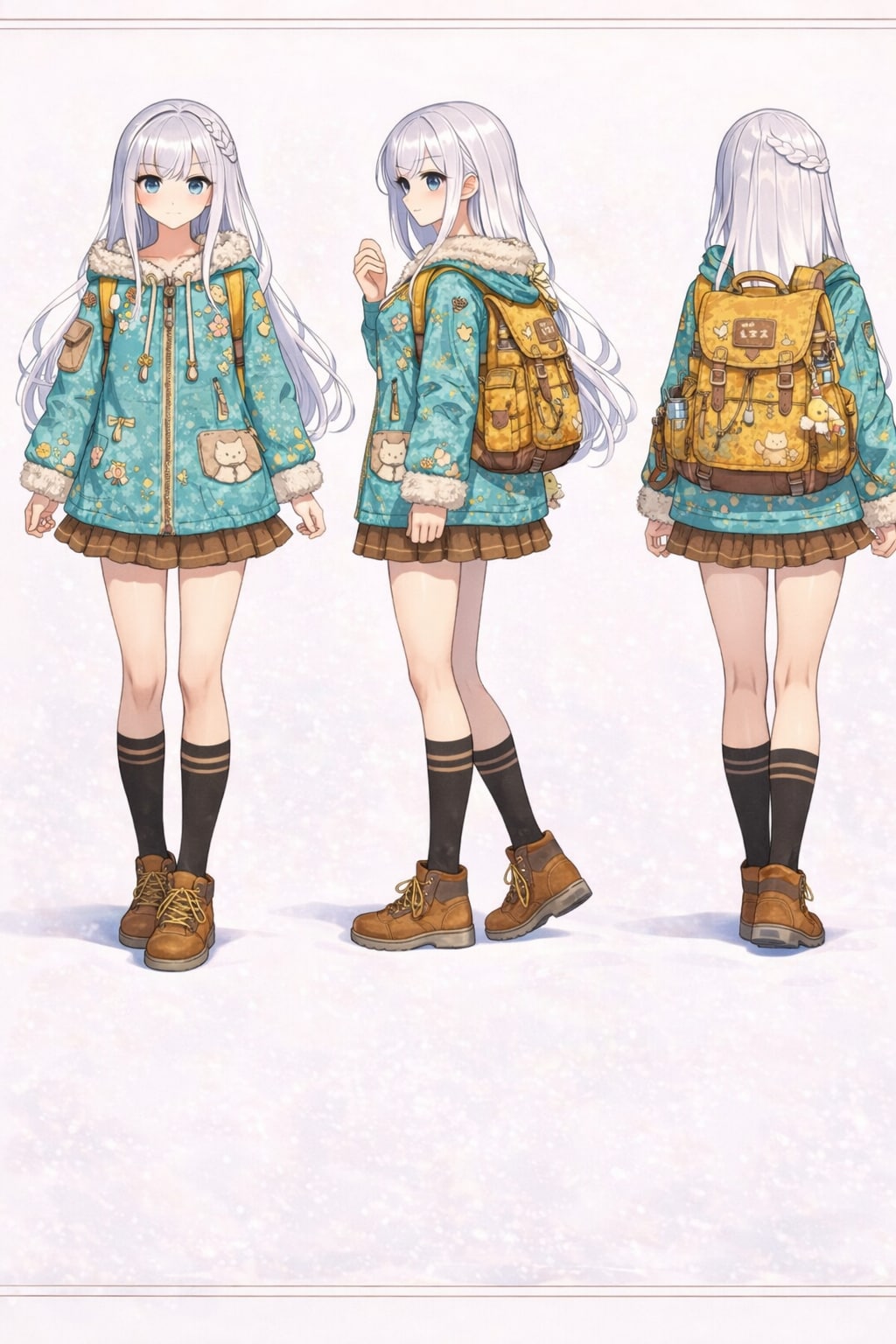 白銀の足音、錆色の路地