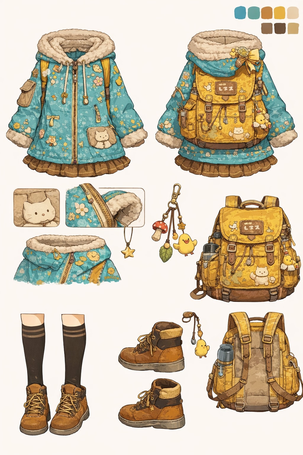 白銀の足音、錆色の路地