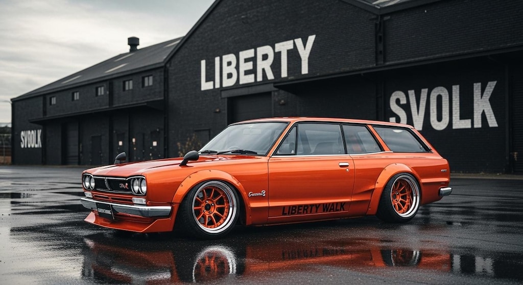 リバティーウォークスカイライン2000GT-Rワゴン