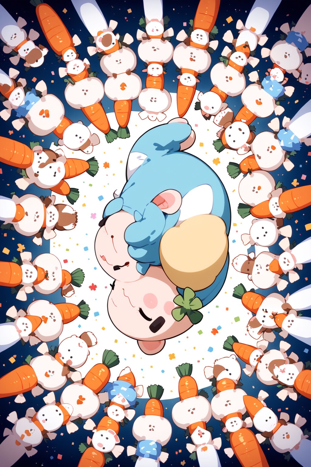 人参と雪の魔法