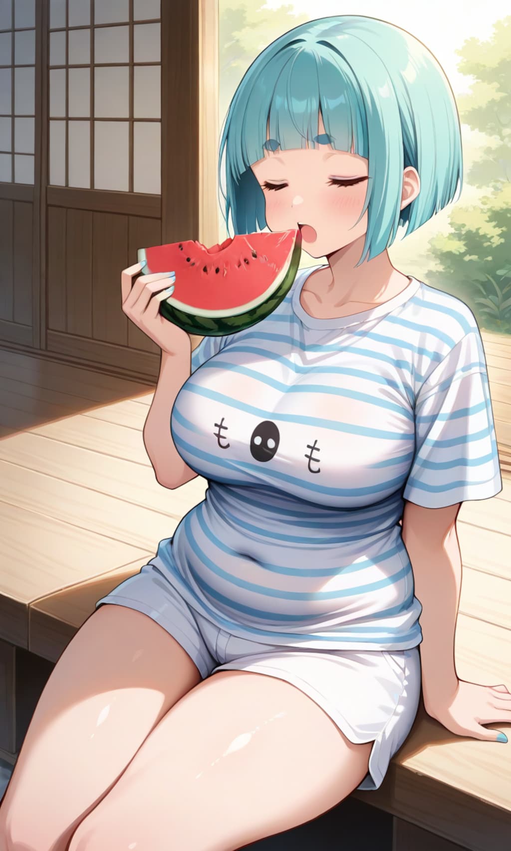 夏はやっぱりスイカだね〜🎵