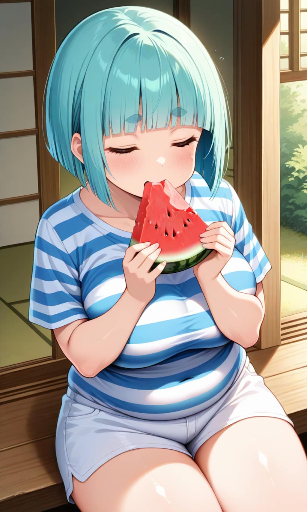 夏はやっぱりスイカだね〜🎵