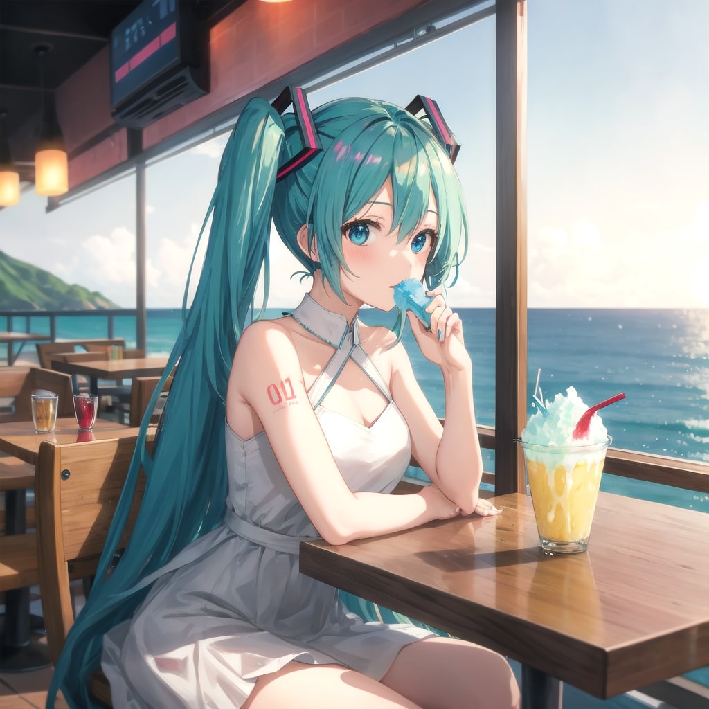 海の見えるレストラン