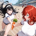 【緊急】少しいなくなった後に織ちゃんにバトンパス🥕 2枚目