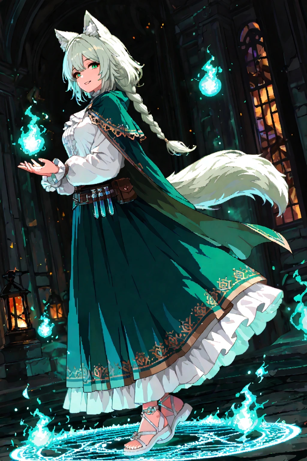 架空SRPG登場人物シリーズ 人狼魔法薬師フィオリーナ
