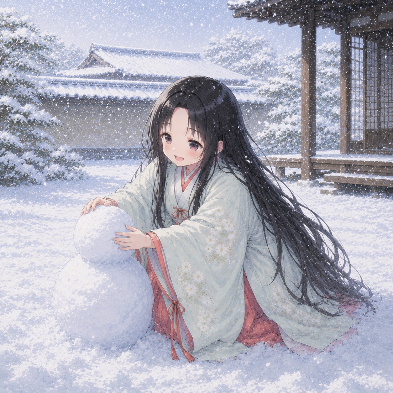 平安貴族幼女 | の人気AIイラスト・グラビア