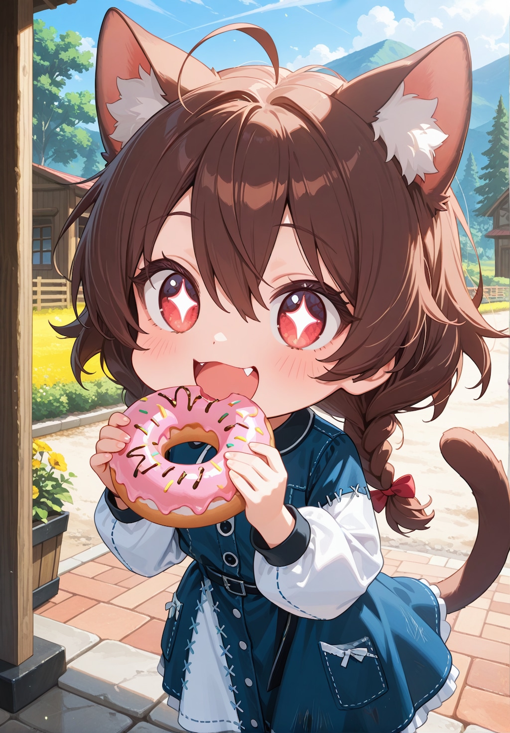 初めてのドーナツ