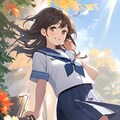 せーラー服の女子高生 2枚目