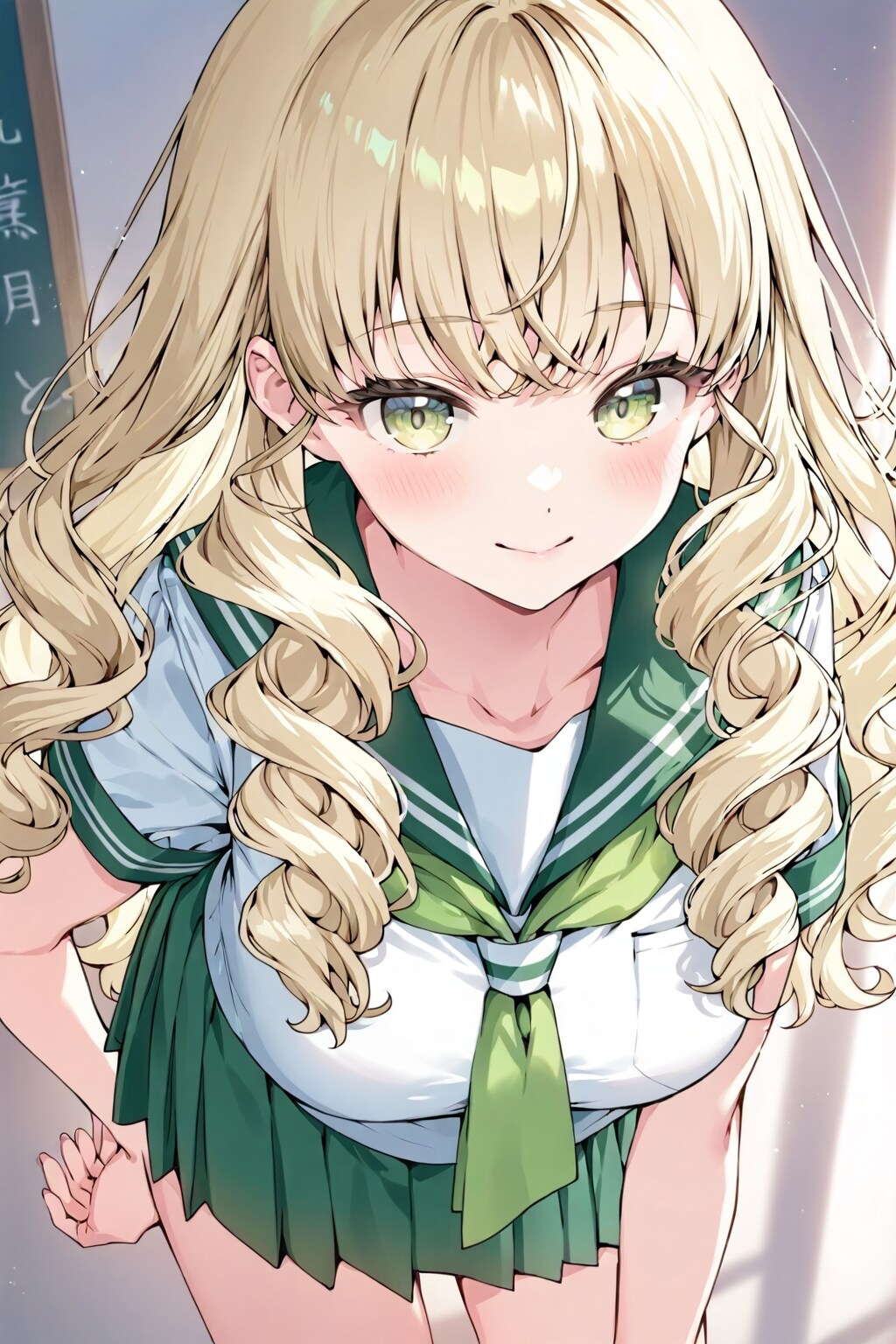 金髪とセーラー服02