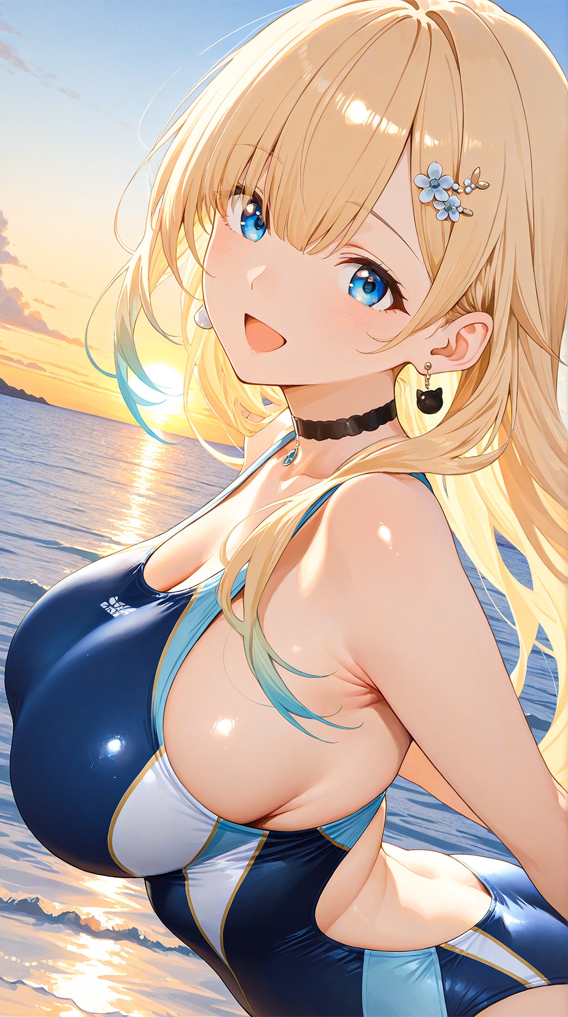 今日の競水ガール　藍沢エマさん