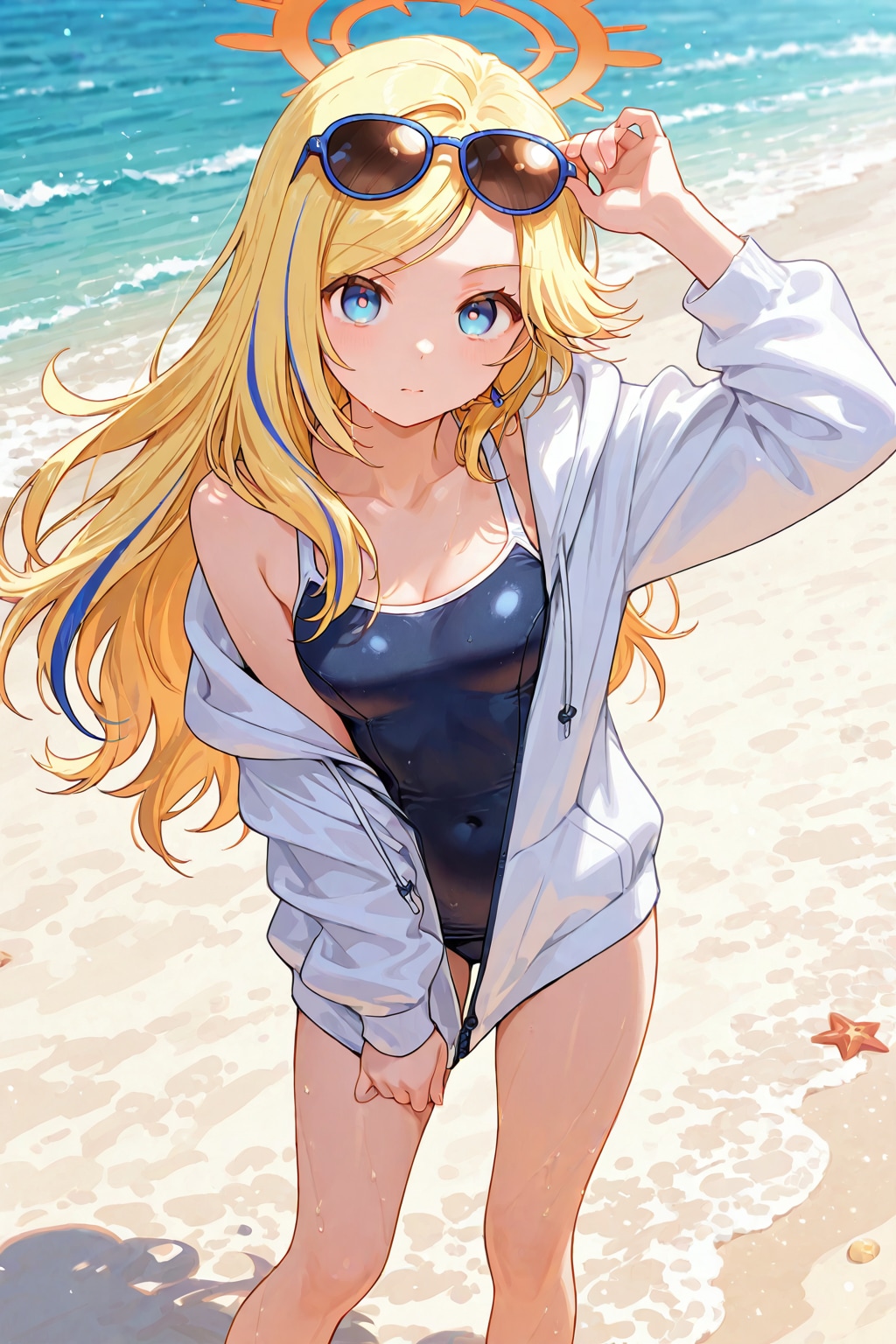 スクール水着パーカー