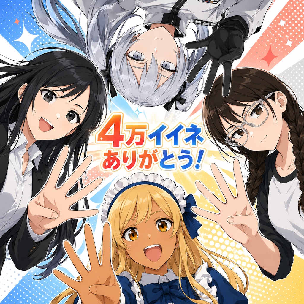 4万イイネ、ありがとう！