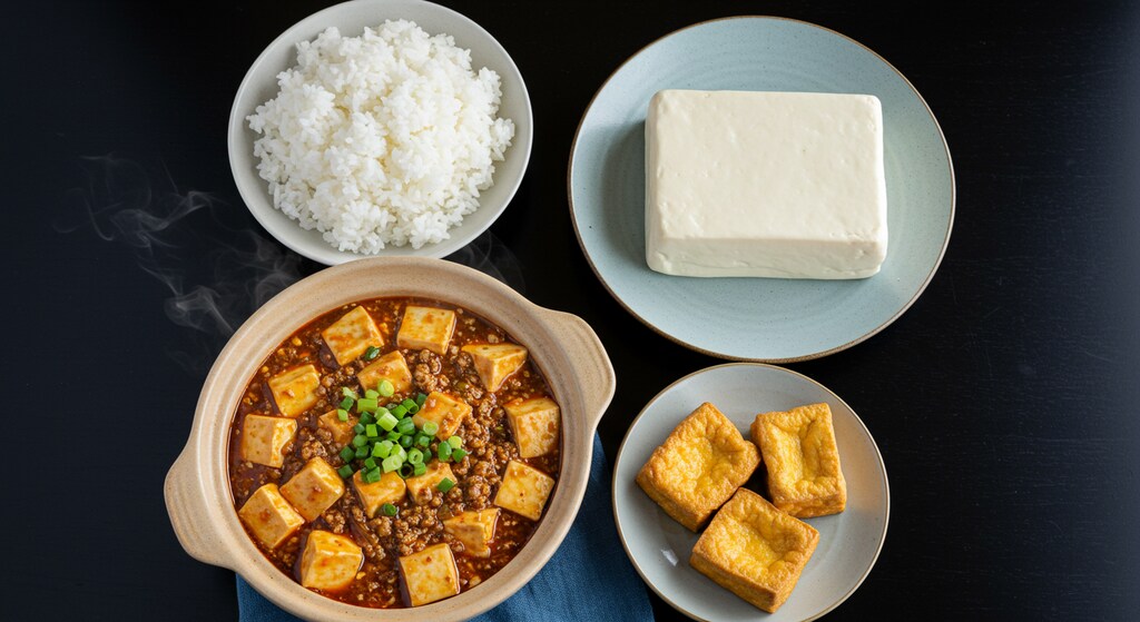 摩訶不思議食堂の豆腐セット