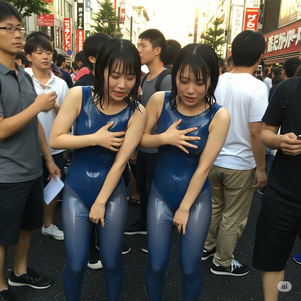 全身タイツゲリラ撮影会