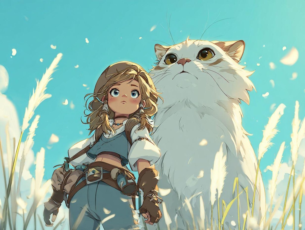 旅の途中の冒険者-アニメ風